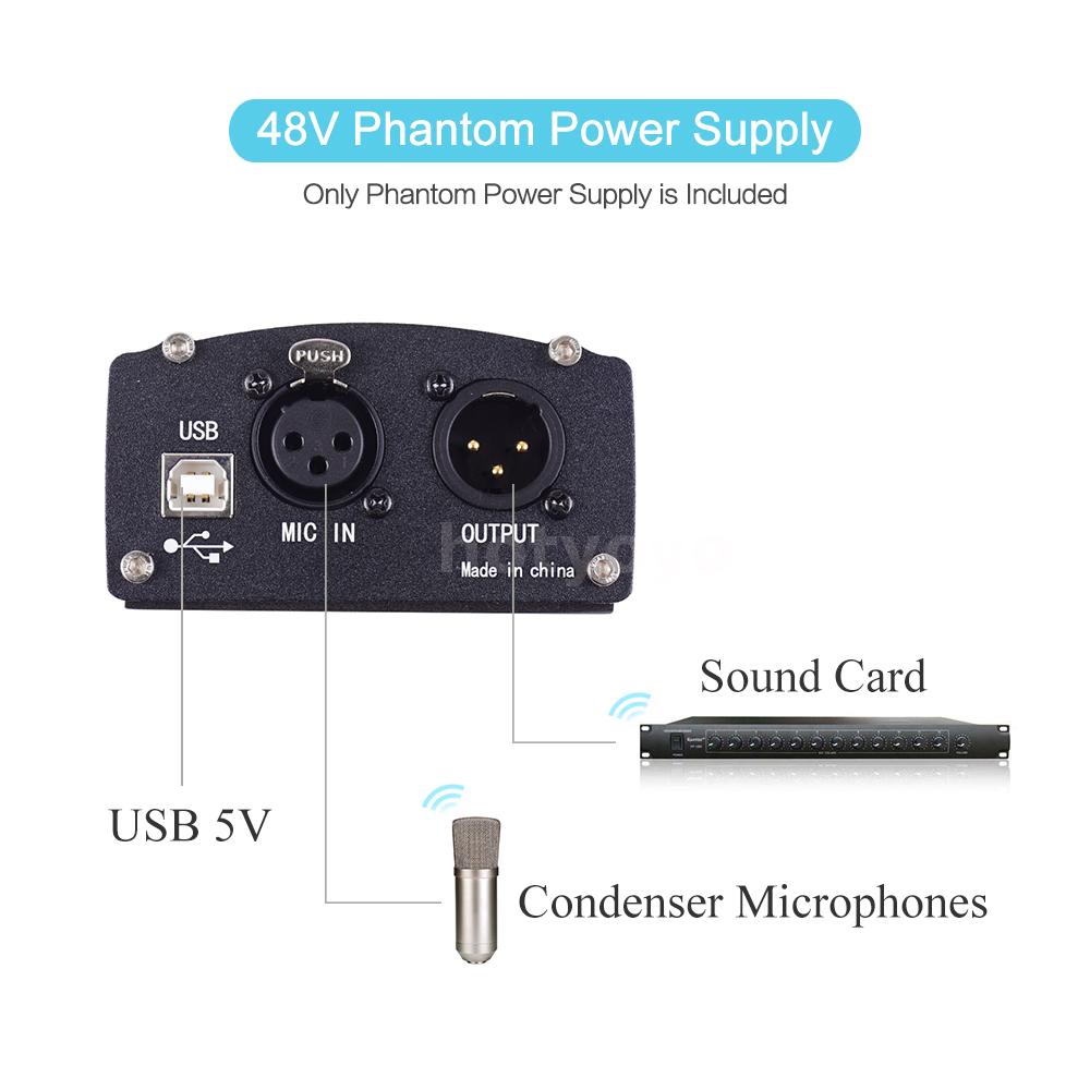 connect 48v phantom 1 power supply to ibooster