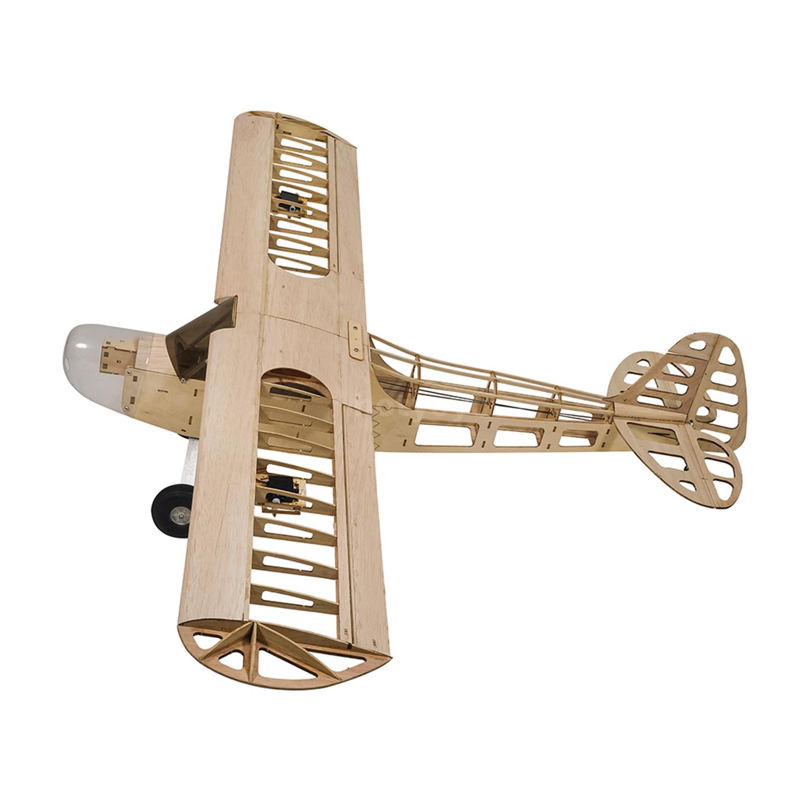 Balsa Wood Airplane Model J3 1180mm Wing span RC Building Toys Flying ...